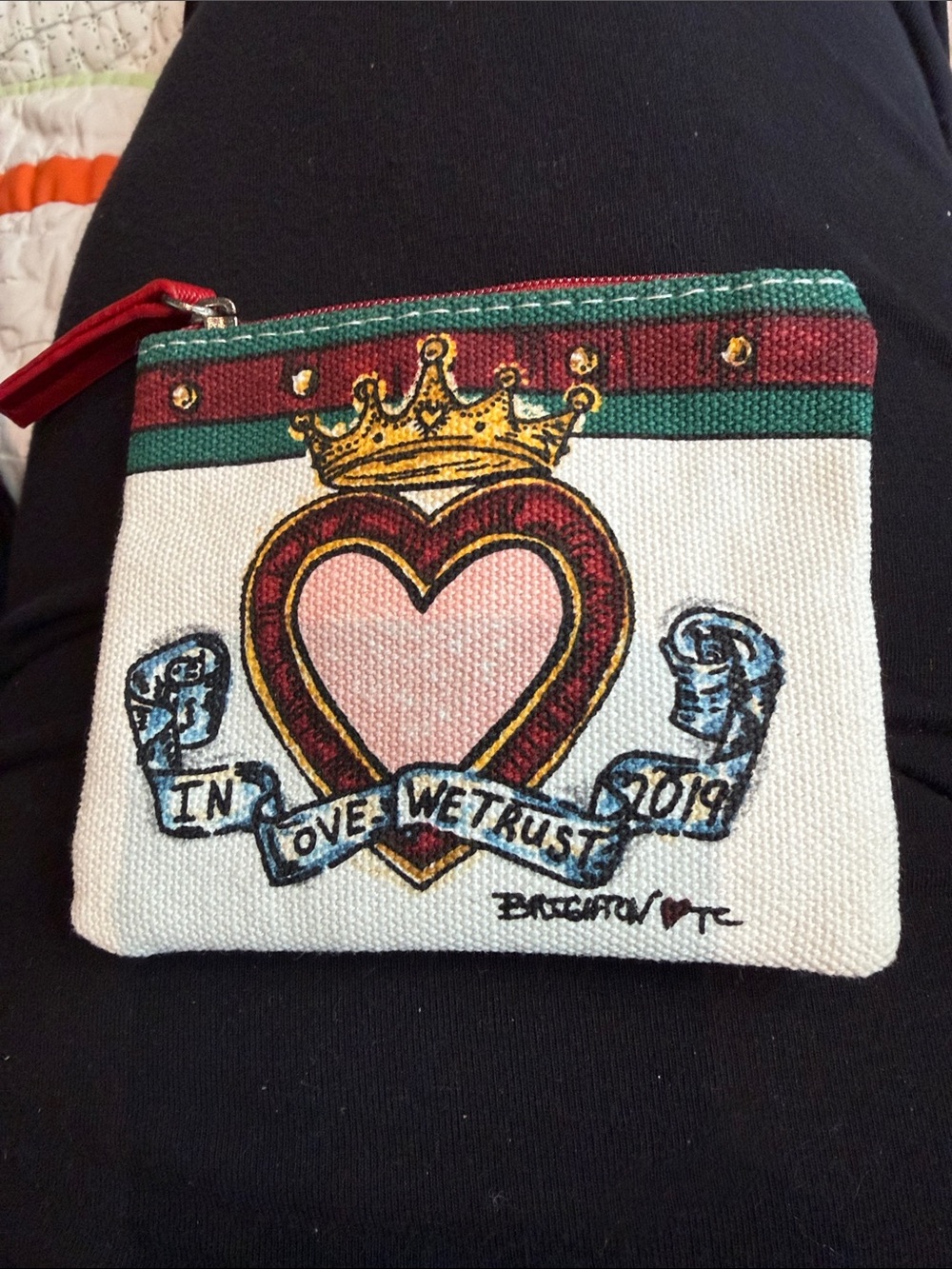 Brighton “In Love We Trust” Coin Bag